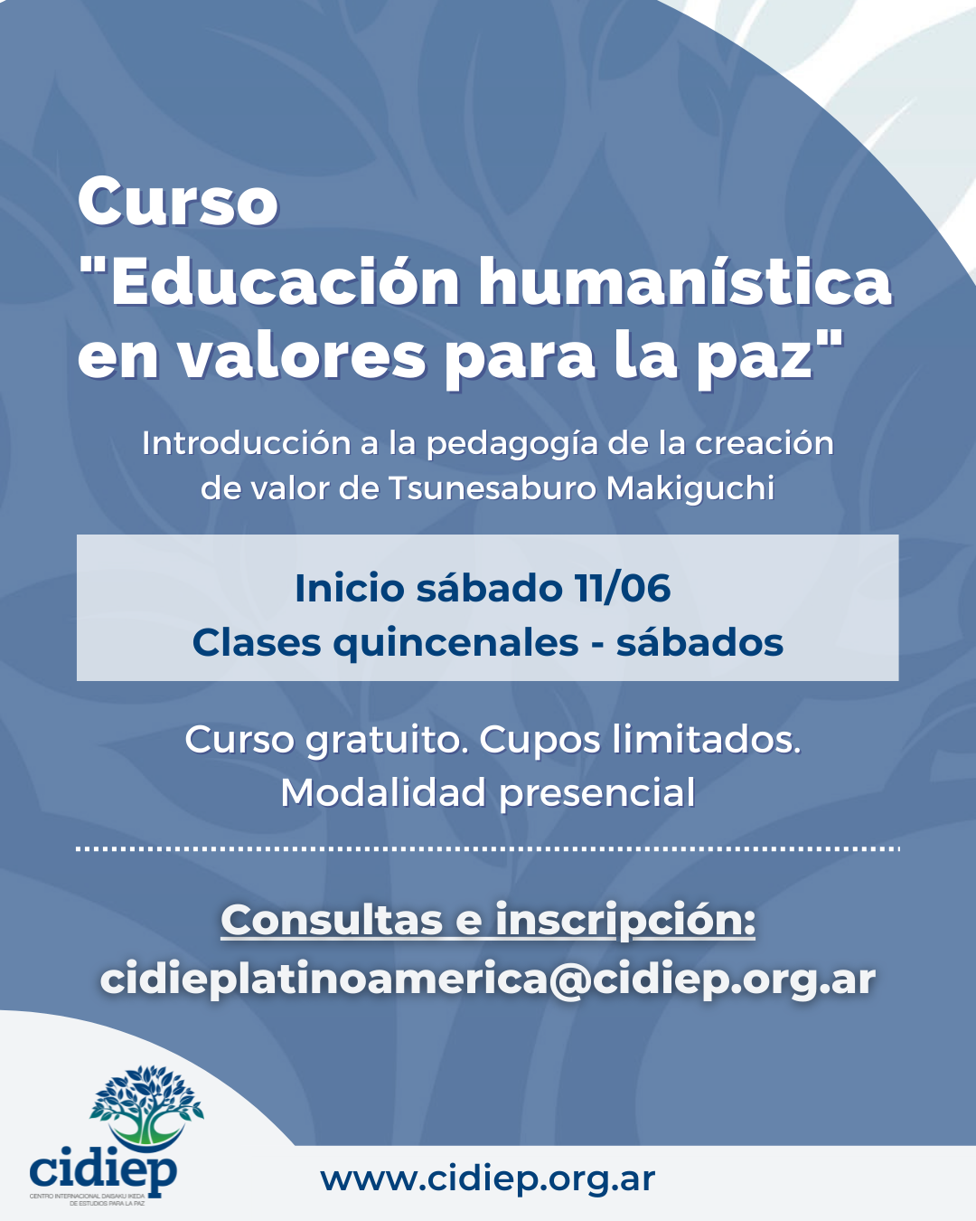 “Educación humanística en valores para la paz”