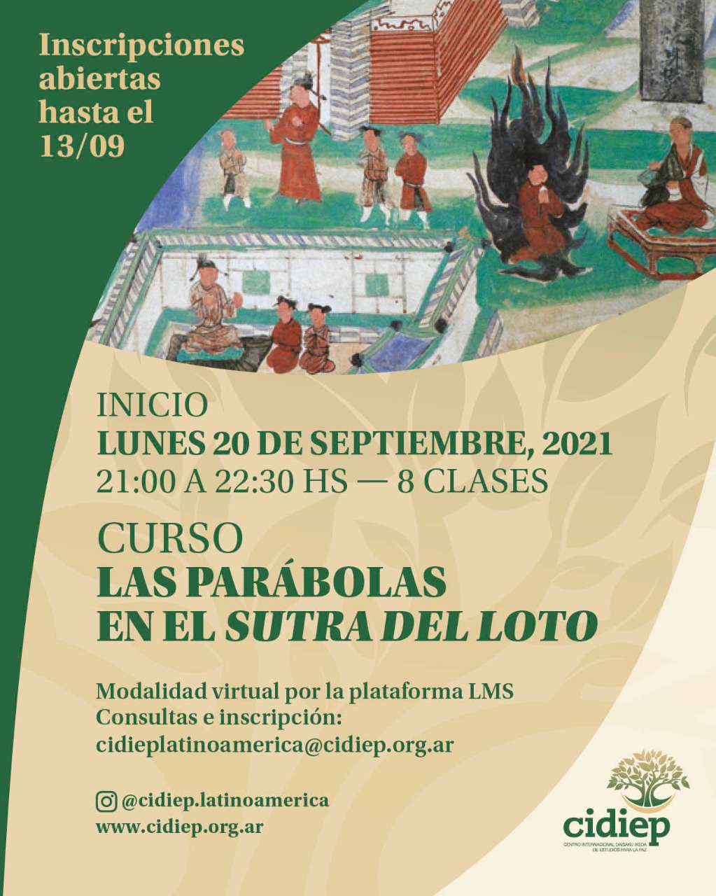 Curso Las Parábolas en el Sutra del loto: Cierre de cursada 2021