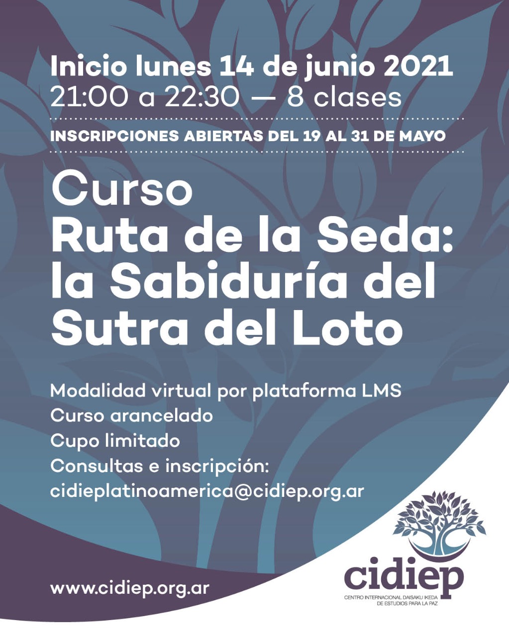 Curso “Ruta de la Seda: La sabiduría del Sutra del loto”